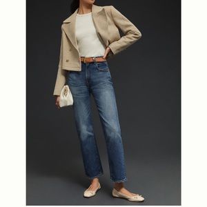 Denimist Sophie High-Rise Straight Jeans, Size 31